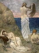 Young Girls on the Edge of the Sea Pierre Puvis de Chavannes